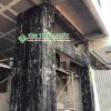 Đá Marble Đen Hoa Băng (Royal Black) ốp cột