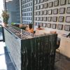 Đá Marble Đen Hoa Băng (Royal Black) ốp quầy bar