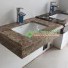 Đá Marble Nâu Tây Ban Nha cắt bàn đá lavabo