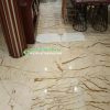 Đá Marble Vàng Kem Chỉ Sofita lát sàn nền