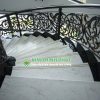 Đá Marble Trắng Volakas ốp bậc cầu thang bộ