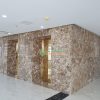 Đá Marble Nâu Tây Ban Nha ốp mặt tiền cầu thang máy