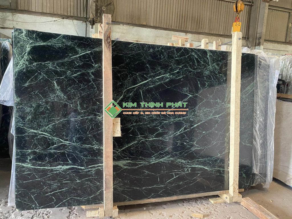 Đá Marble Xanh Mạng Nhện (Xanh Tia Chớp)