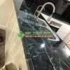 Đá Marble Xanh Mạng Nhện (Xanh Tia Chớp) ốp bàn bếp