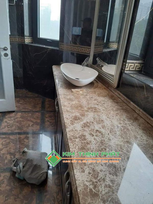 Đá Marble Nâu Tây Ban Nha ốp bàn bếp