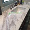 Đá Marble Trắng Volakas ốp bàn bếp