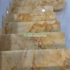 Đá Marble Sky Gold ốp cầu thang bộ