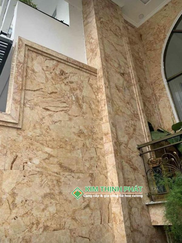 Đá Marble Sky Gold ốp tường trang trí