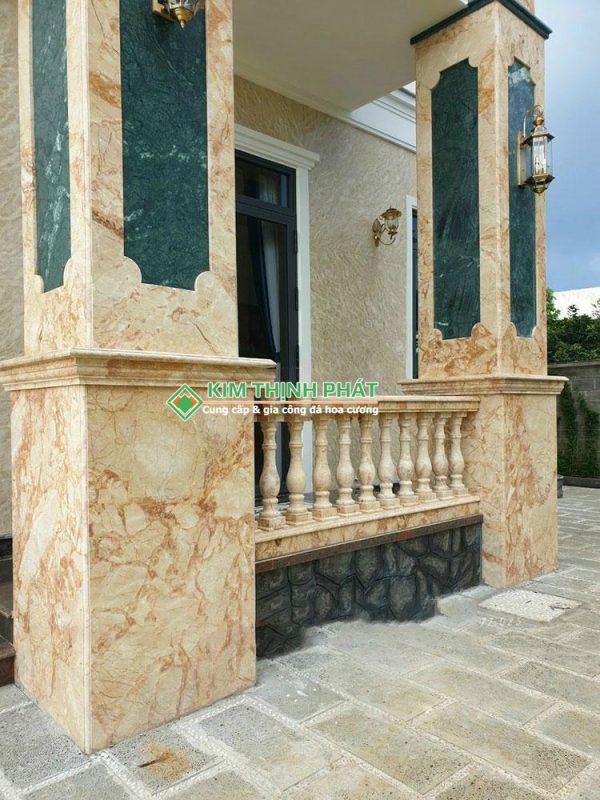 Đá Marble Sky Gold ốp mặt tiền