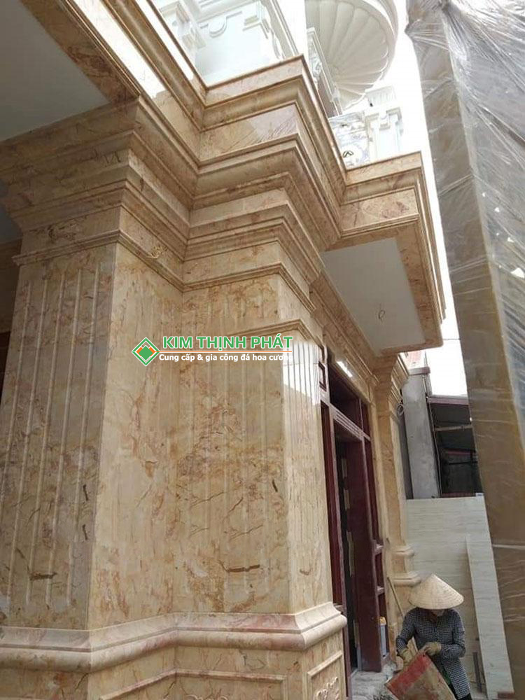 Đá Marble Sky Gold ốp tường trang trí