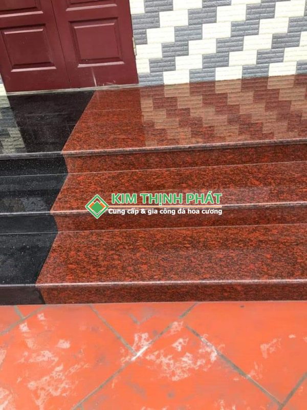 Ốp bậc tam cấp Đá Đỏ Mắt Cáo (Red Purpery)