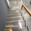 Đá Marble Xám Vân Gỗ ốp cầu thang