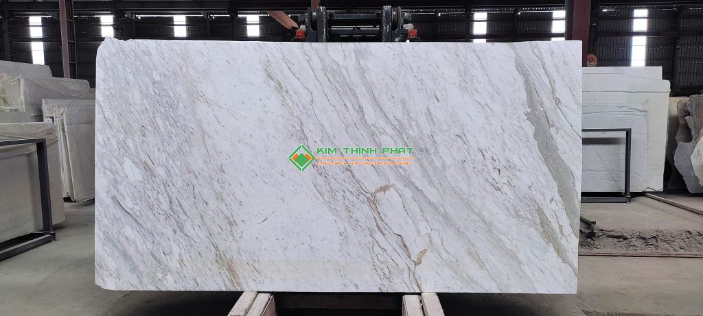 Đá Marble Trắng Volakas (Trắng Vân Mây Tự Nhiên)