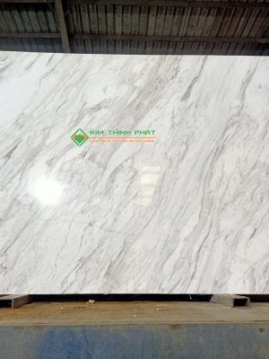 Đá Marble Trắng Volakas (Trắng Vân Mây Tự Nhiên)