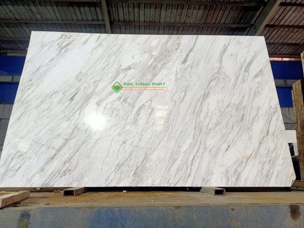 Đá Marble Trắng Volakas (Trắng Vân Mây Tự Nhiên)