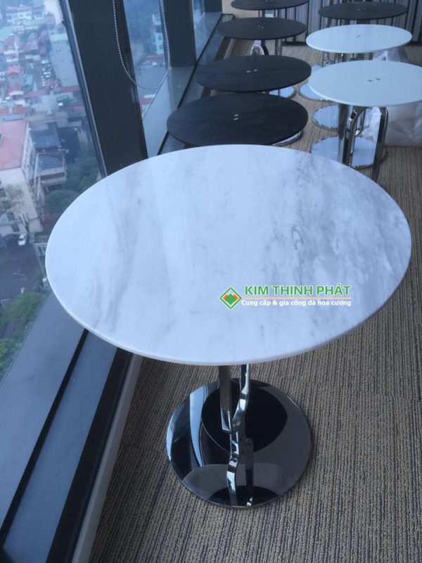 Đá Marble Trắng Volakas cắt mặt bàn