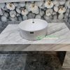 Đá CARRARA Lamar (Trắng Vân Mây Lamar) cắt lavabo