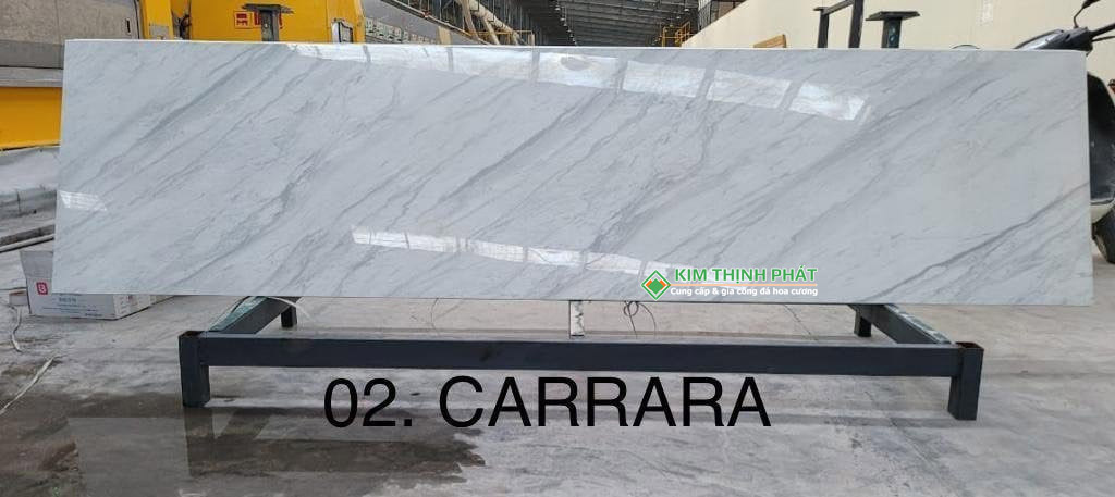 Đá CARRARA Lamar (Trắng Vân Mây Lamar)