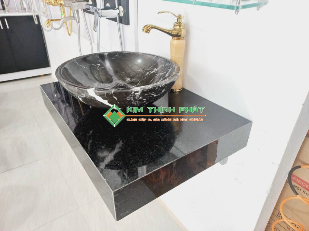 Đá Đen Ấn Độ (Absolute Black, G20) ốp lavabo