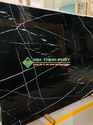 Tấm Đá Marble Đen Tia Chớp