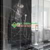 Đá Marble đen tia chớp ốp tường nhà tắm