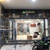 Đá Marble đen tia chớp ốp mặt tiền nhà