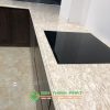 Đá Marble Kem Oman Bông Lớn (Hoa To) ốp bàn bếp