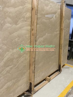 Đá Marble Kem Oman Bông Lớn (Hoa To)