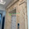 Đá Marble Vàng Kem Chỉ Sofita ốp mặt tiền cầu thang máy