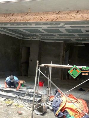 Đá Marble Vàng Kem Chỉ Sofita ốp mặt tiền