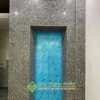 Đá Trắng Mắt Rồng (Metallica Granite) ốp mặt tiền cầu thang máy