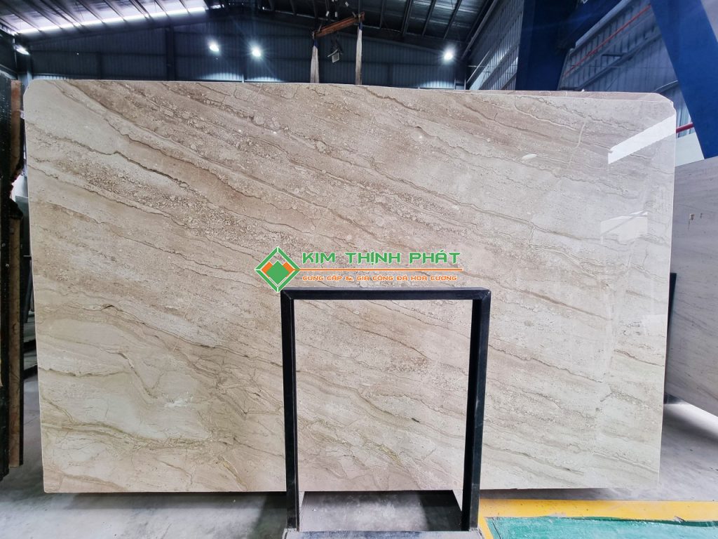 Đá Marble Vân Gỗ Ý (Daino Beige)