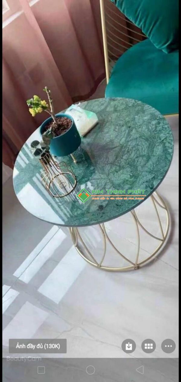 Đá Marble Xanh Napoli cắt mặt bàn