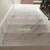 Đá Marble Trắng Volakas ốp bậc cầu thang bộ